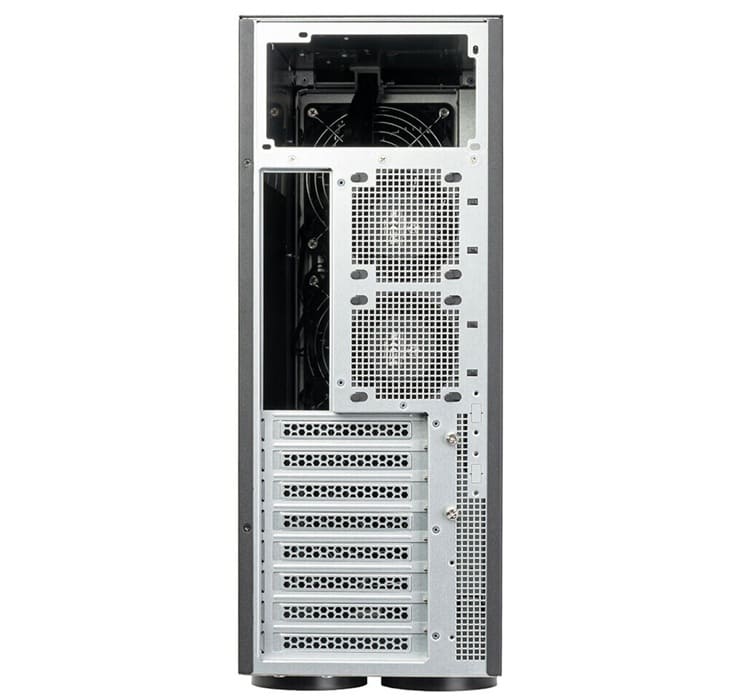 SilverStone WS380-E: torre profesional con soporte para 8 GPU y 8 HDD hot-swap