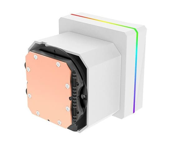 Thermaltake TH360 V3 Ultra ARGB Sync Snow Edition con pantalla LCD