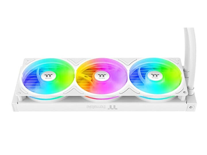 Thermaltake TH360 V3 Ultra ARGB Sync Snow Edition con pantalla LCD