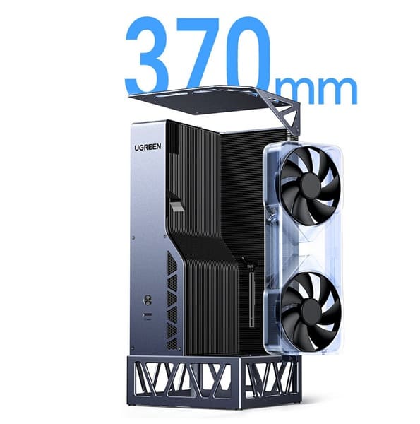 Ugreen LinkStation: base eGPU con fuente ATX y conexión OCuLink de 64 Gbps