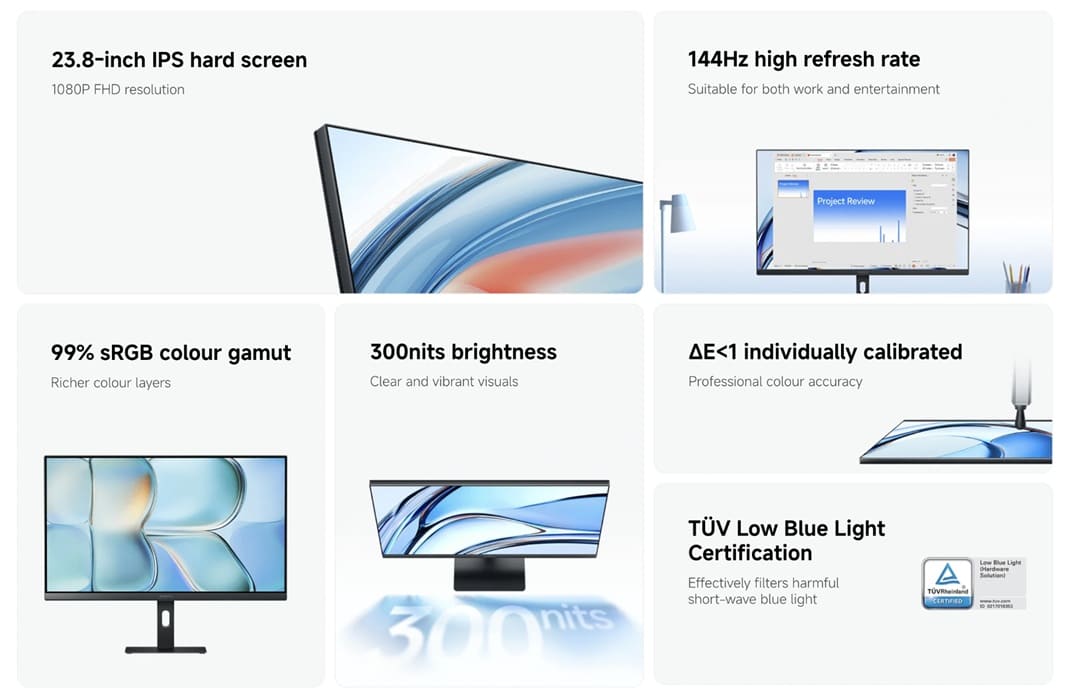 Xiaomi Monitor A24i 2026: salto a 144 Hz y mejor contraste
