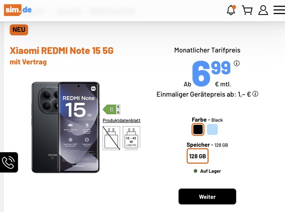 Redmi Note 15 5G aparece en Europa con Snapdragon 6 Gen 3 y pantalla AMOLED de 120 Hz