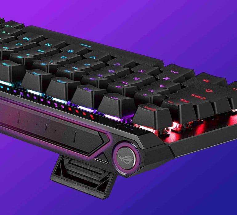 ASUS presenta el ROG Falchion Ace 75 HE con switches magnéticos y Rapid Trigger