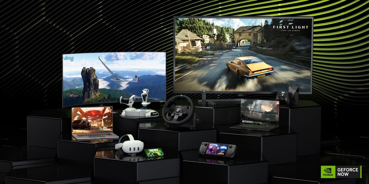 NVIDIA amplía GeForce NOW en CES 2026 con apps nativas, HOTAS y nuevos AAA