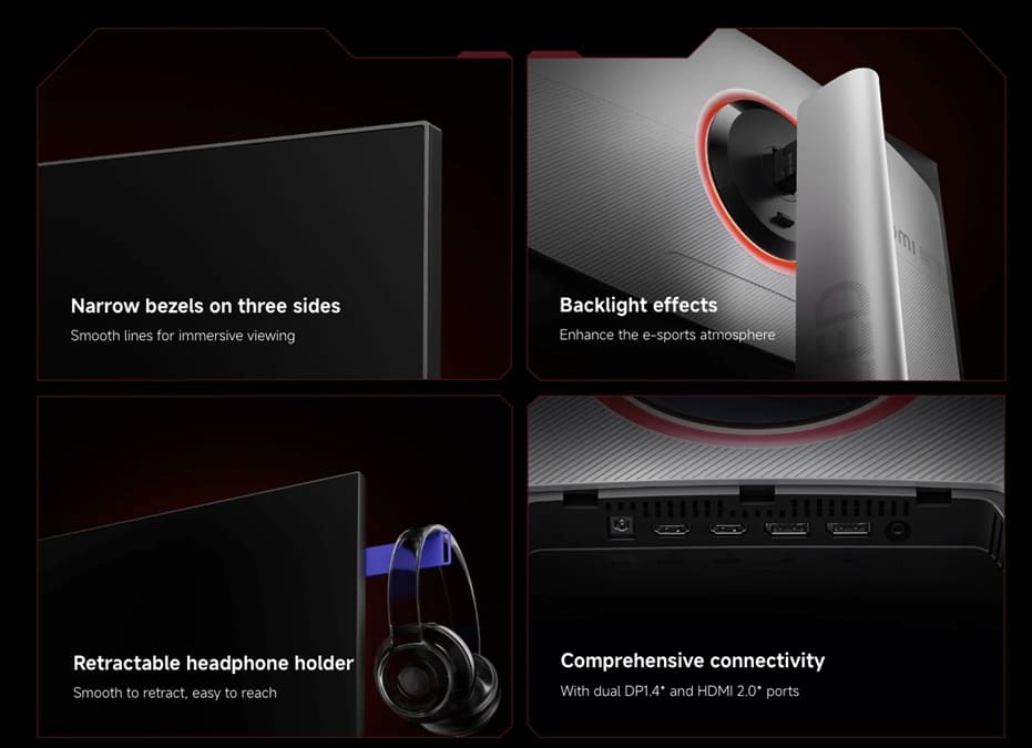 Xiaomi Mini LED Gaming Monitor G Pro 27Qi 2026 eleva brillo a 2.000 nits y afina color