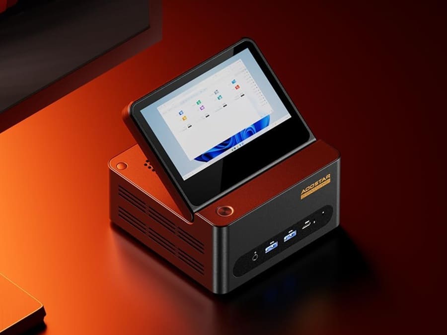 Aoostar actualiza el G-Flip con Ryzen 7 H 255 y mantiene su diseño con pantalla abatible