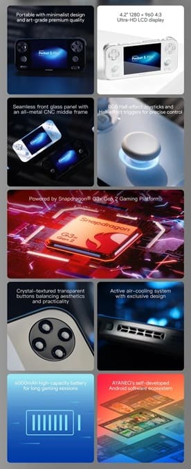 Ayaneo lanza la Pocket S Mini, su consola Snapdragon G3x Gen 2 más compacta hasta la fecha