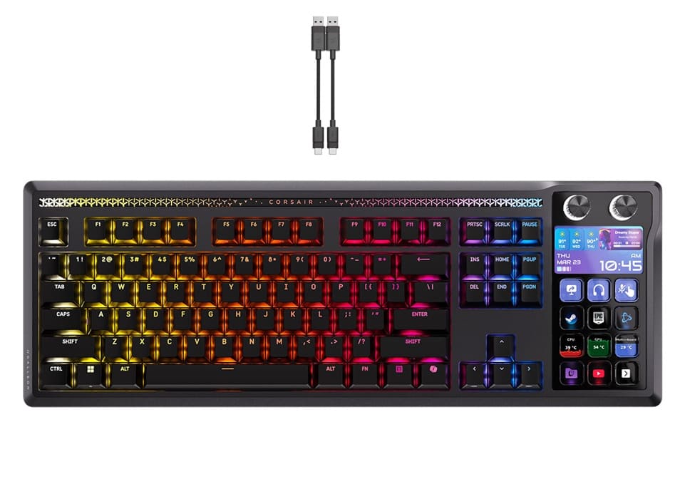 Corsair GALLEON 100 SD redefine el teclado gaming con Stream Deck integrado