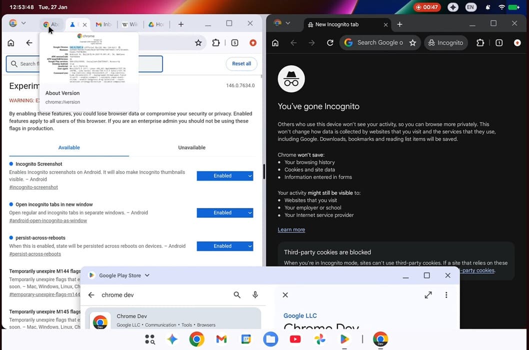 Google prueba Aluminium OS, un Android para PC sobre arquitectura x86