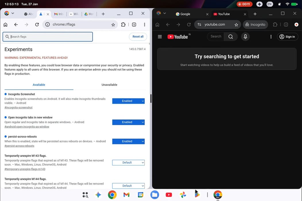Google prueba Aluminium OS, un Android para PC sobre arquitectura x86