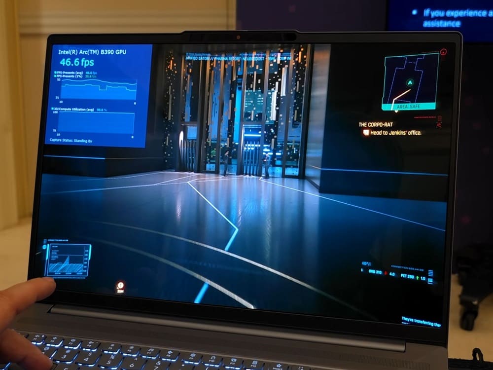 Intel Panther Lake muestra músculo en juegos con la iGPU Arc B390