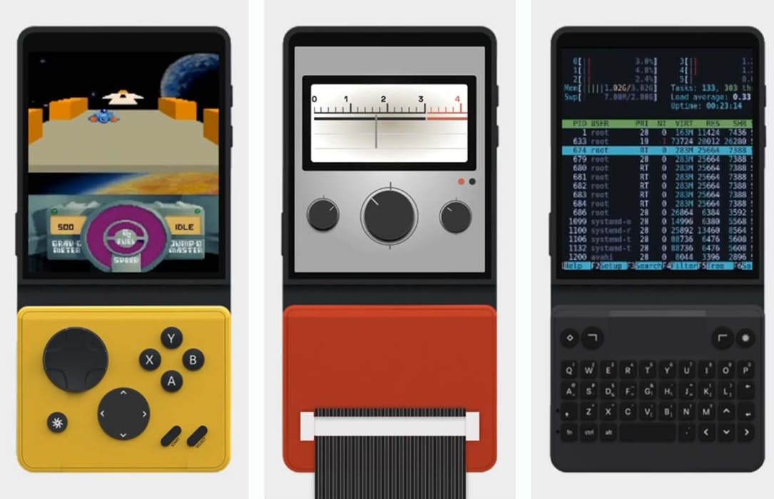 Mecha Comet se abre a reservas como una handheld modular con Linux y enfoque DIY