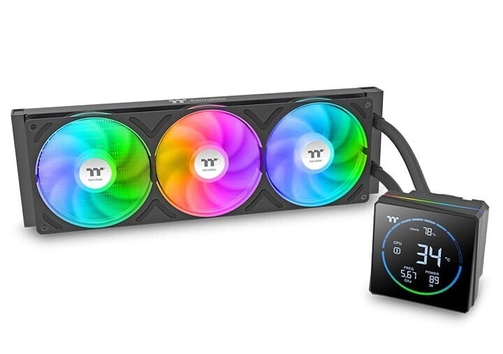 Thermaltake TH-S V3 ARGB Sync estrena AIO con pantalla y formato 240/360 mm