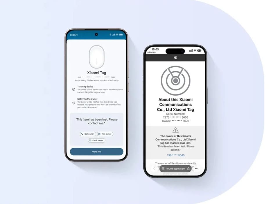 Xiaomi Tag llega con soporte Apple Find My y Google Find Hub por menos de 20€
