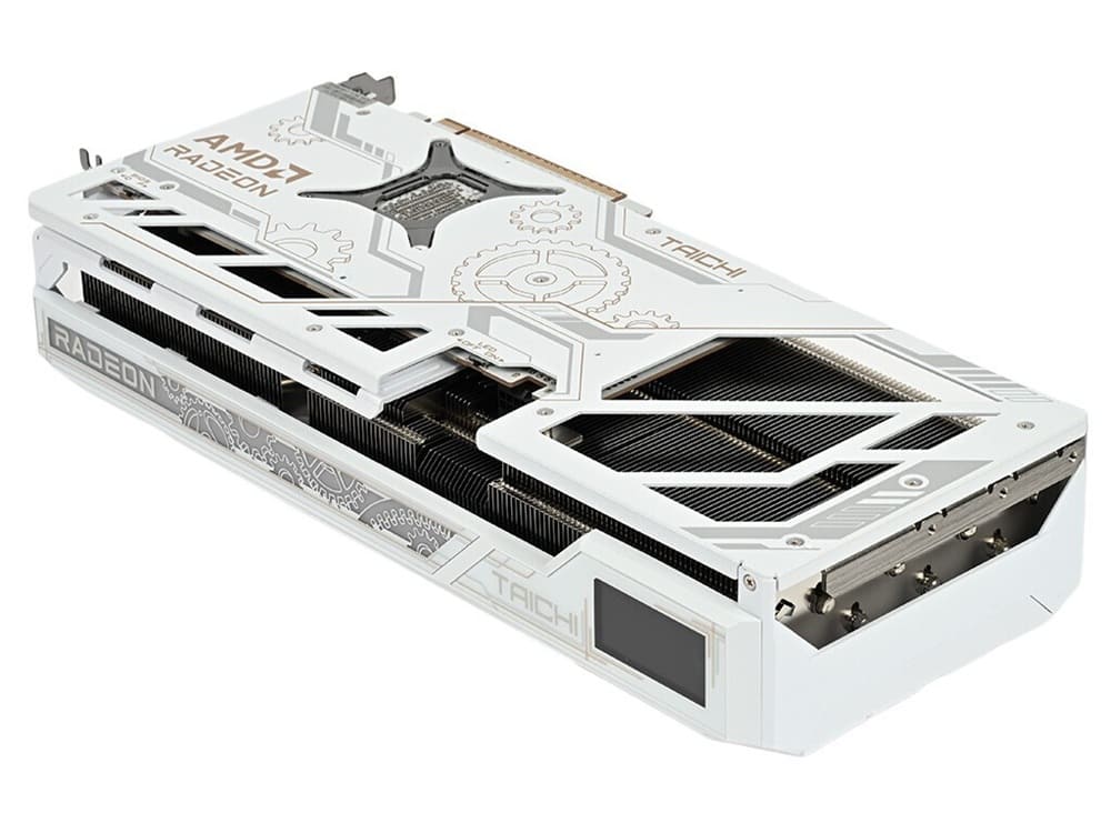 Asrock radeon rx 9070 xt taichi white oc portada