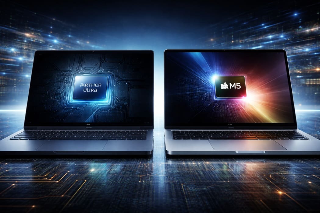 Intel Panther Lake vs Apple M5 portada (1)