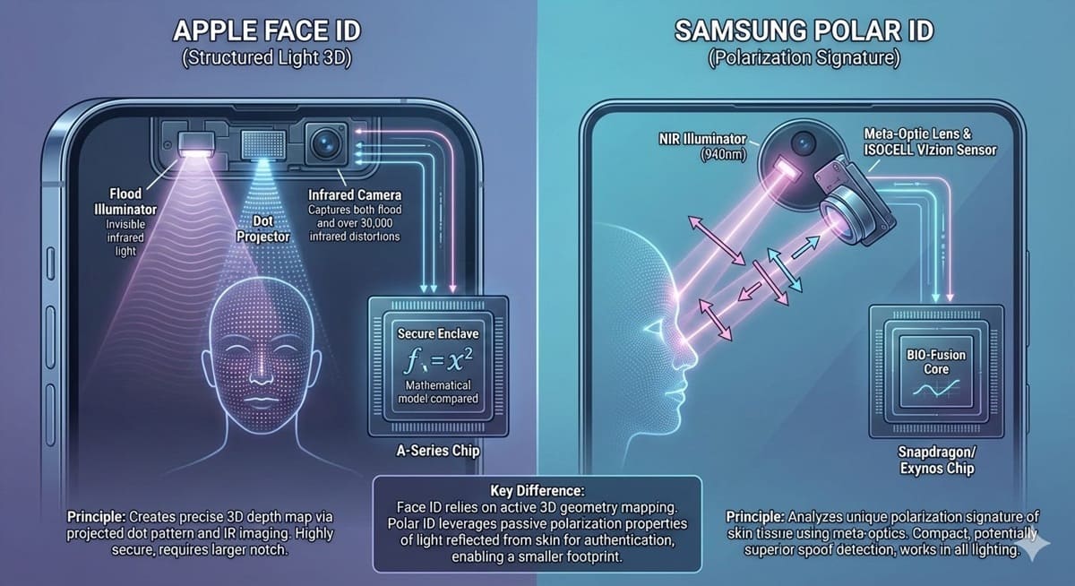 El Galaxy S27 Ultra podría estrenar Polar ID como alternativa avanzada a Face ID