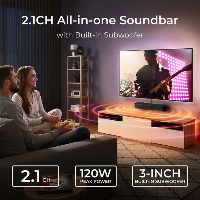 Ultimea Poseidon M20 llega como barra de sonido 2.1 compacta y asequible