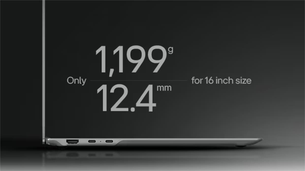 LG Gram Pro 16 llega con chasis Aerominum, solo 1,199 kg y panel OLED 2.8K con VRR