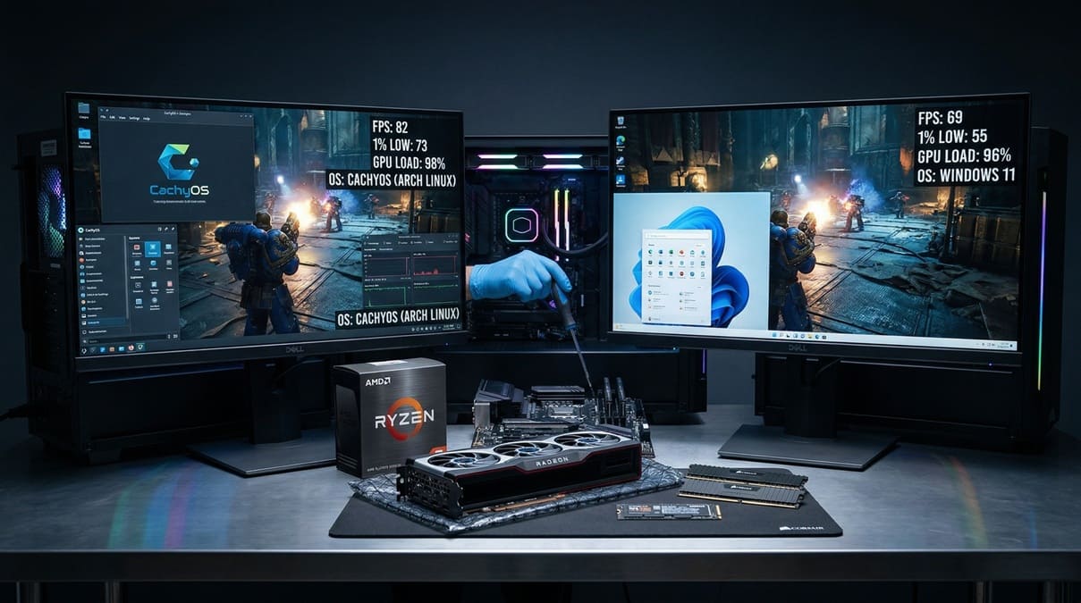 CachyOS supera a Windows 11 portada (1)