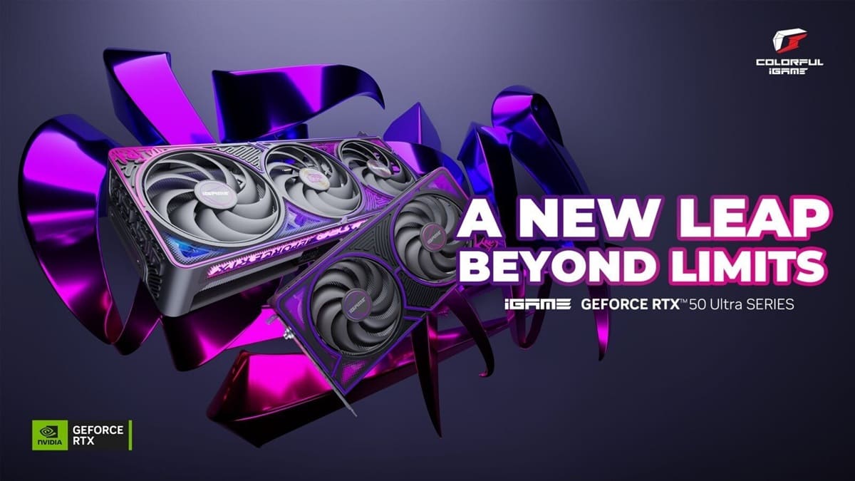 Colorful iGame GeForce RTX 50 Ultra Series apuesta por diseño urbano y sistema de refrigeración de tres ventiladores