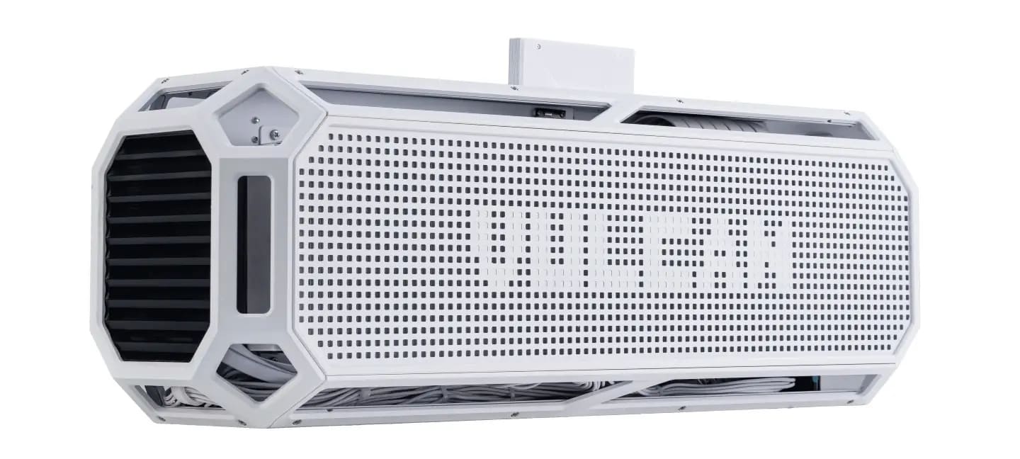 Colorful iGame LAB Vulcan Armor: chasis compacto de aluminio para RTX 50 White Vulcan