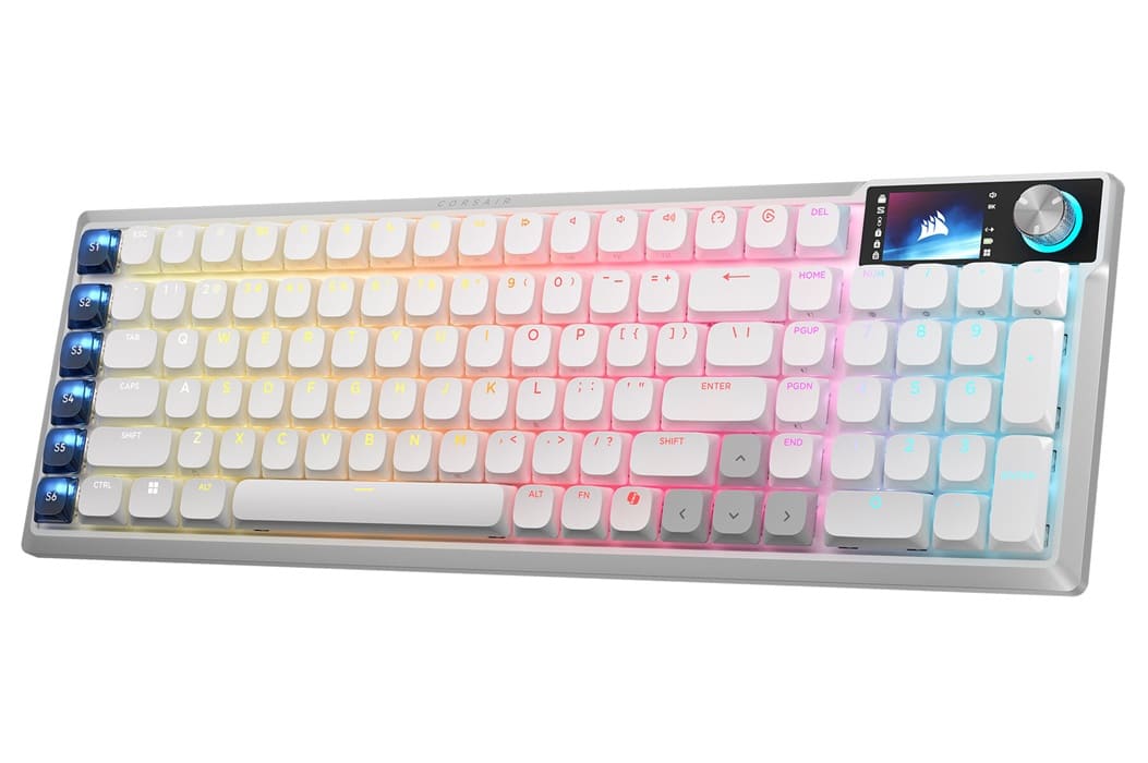 Corsair VANGUARD AIR 99 Wireless llega con switches OPX y tasa de sondeo de 8.000 Hz en formato ultrafino