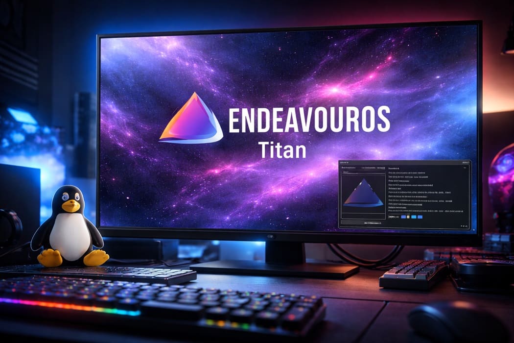 EndeavourOS Titan llega con kernel Linux 6.19.6 y mejoras en drivers, Vulkan y Calamares