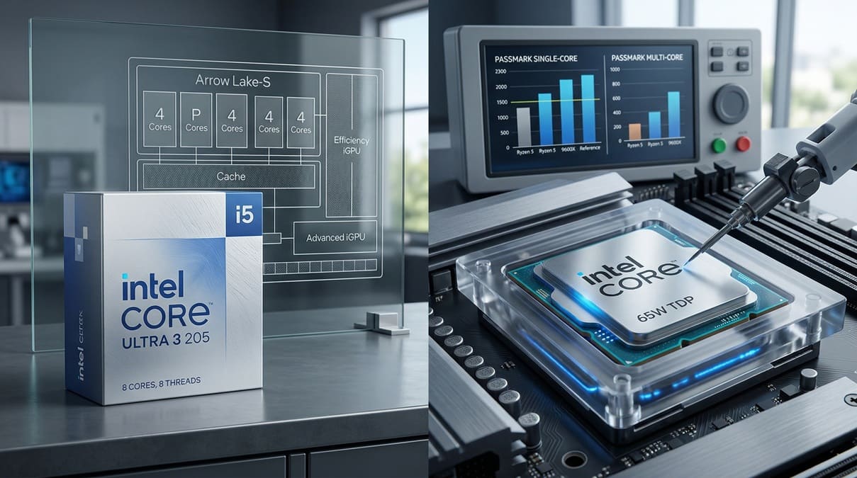 Intel Core Ultra 3 205 portada (1)