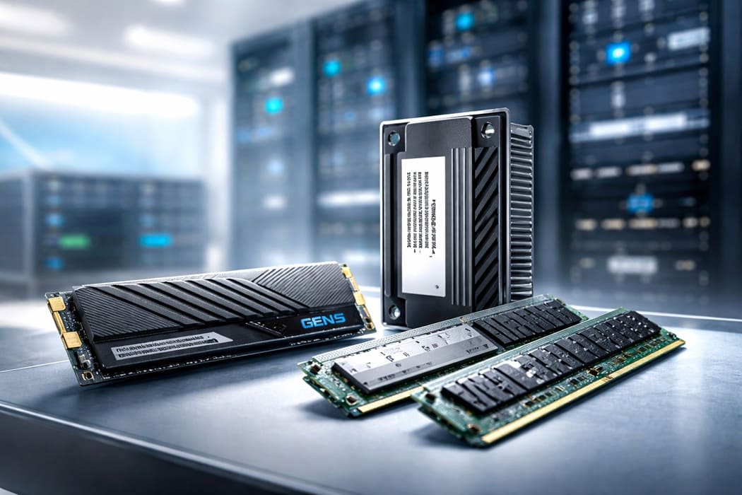 Patriot Memory muestra SSD PCIe Gen 5 de 14.000 MB/s y DDR5 RDIMM industriales en Embedded World 2026