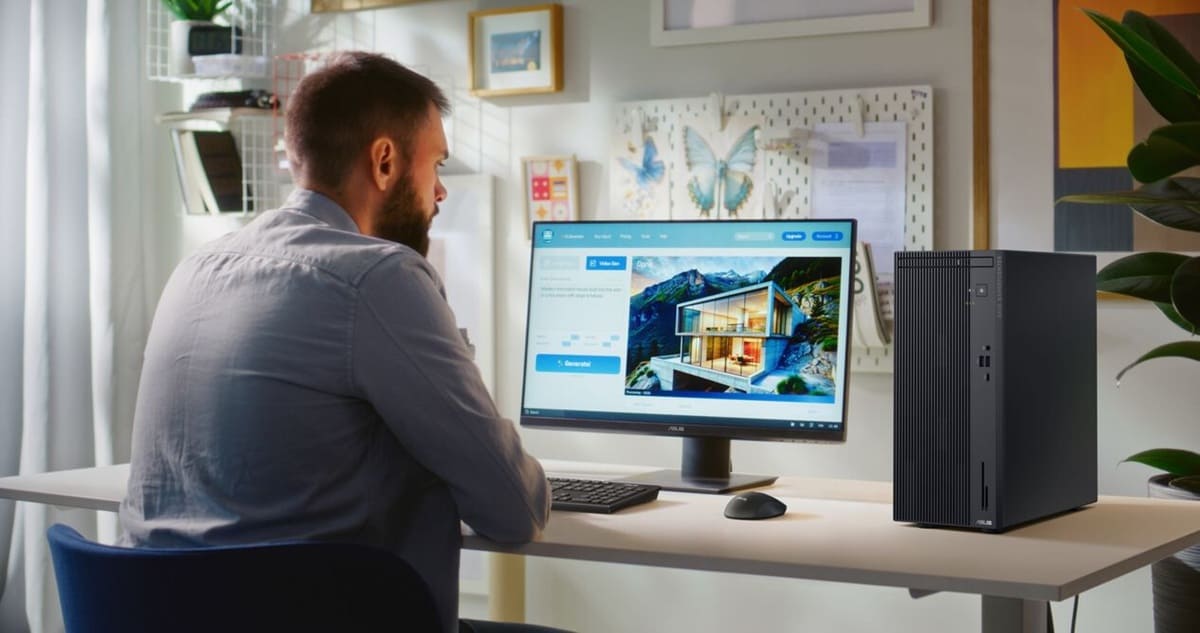 ASUS ExpertCenter P700 Mini Tower con Ryzen AI 400, hasta RTX 5060 y NPU de 50 TOPS apunta a cargas profesionales con IA