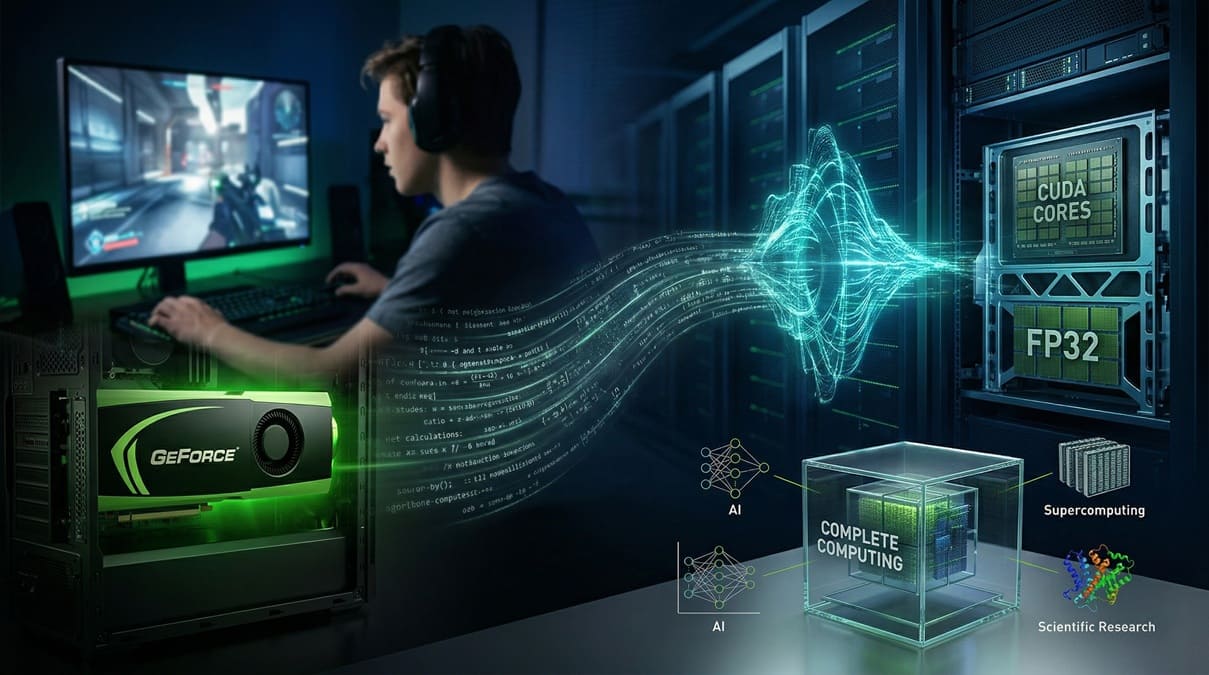 NVIDIA apostó por CUDA en GeForce pese a pérdidas del 50% y una década sin retorno según Jensen Huang