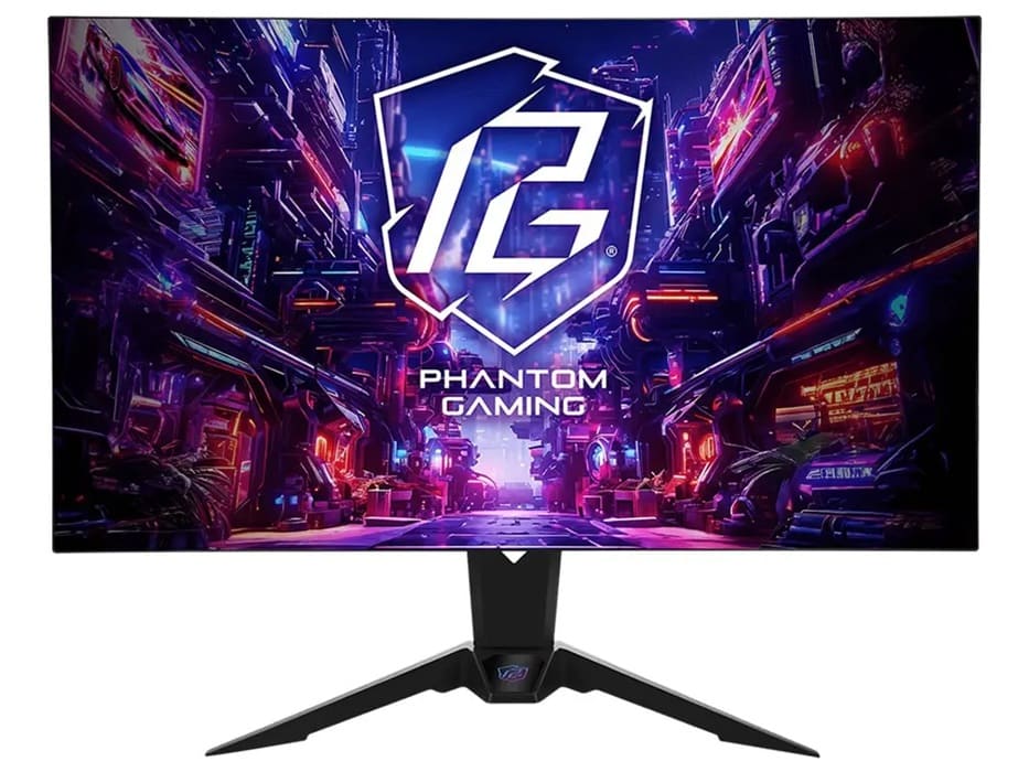 ASRock PGO32UFS2C integra panel OLED 4K a 240 Hz con modo dual Full HD a 480 Hz