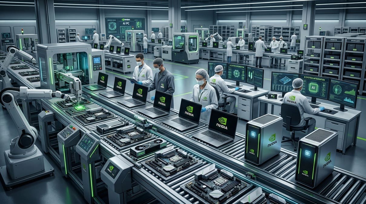 NVIDIA podría preparar la compra de un OEM para entrar con fuerza en portátiles y PCs