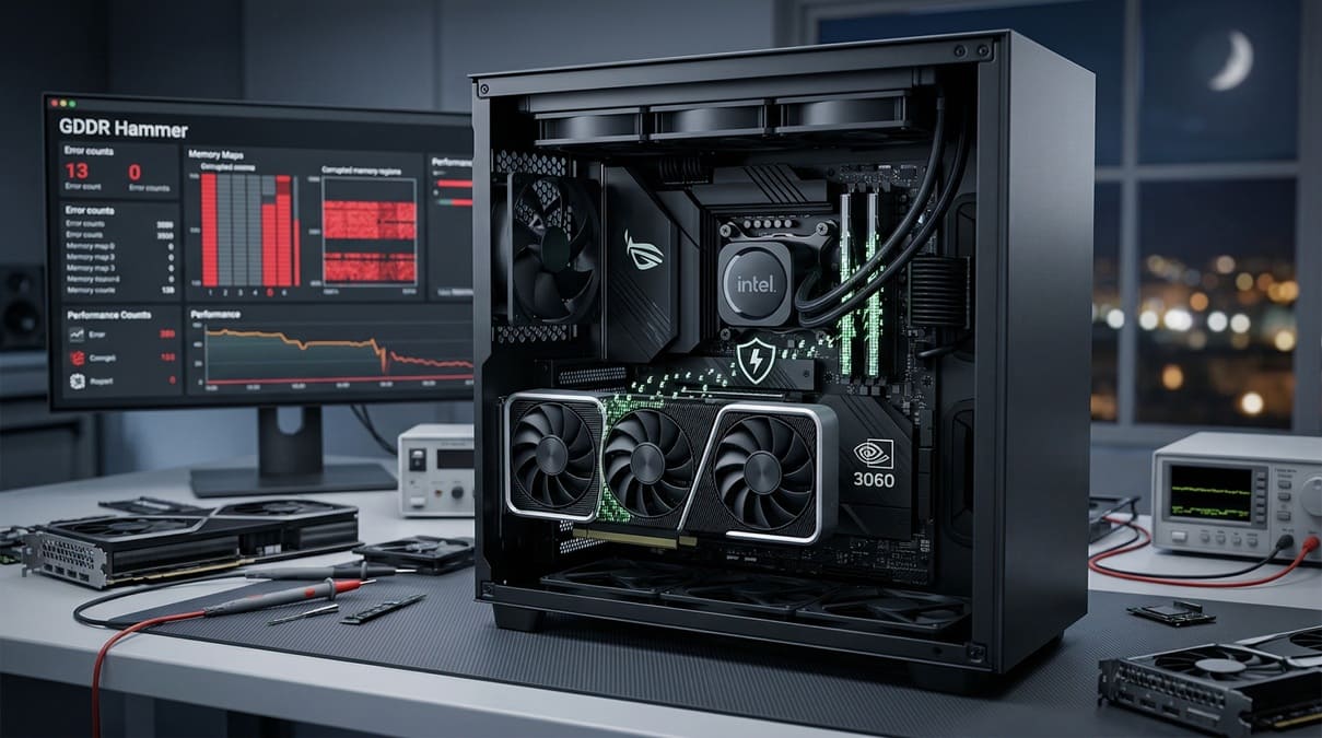 Rowhammer en GPUs NVIDIA con GDDR6 permite acceso total al sistema al romper el aislamiento de memoria