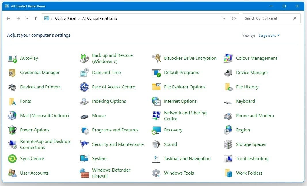 Windows 11 eliminará el Panel de Control Win32 y unificará su gestión en Configuración bajo WinUI 3