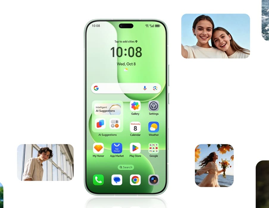 Honor 600e llega con panel AMOLED de 6.500 nits, cámara de 108 MP y batería de 6.520 mAh