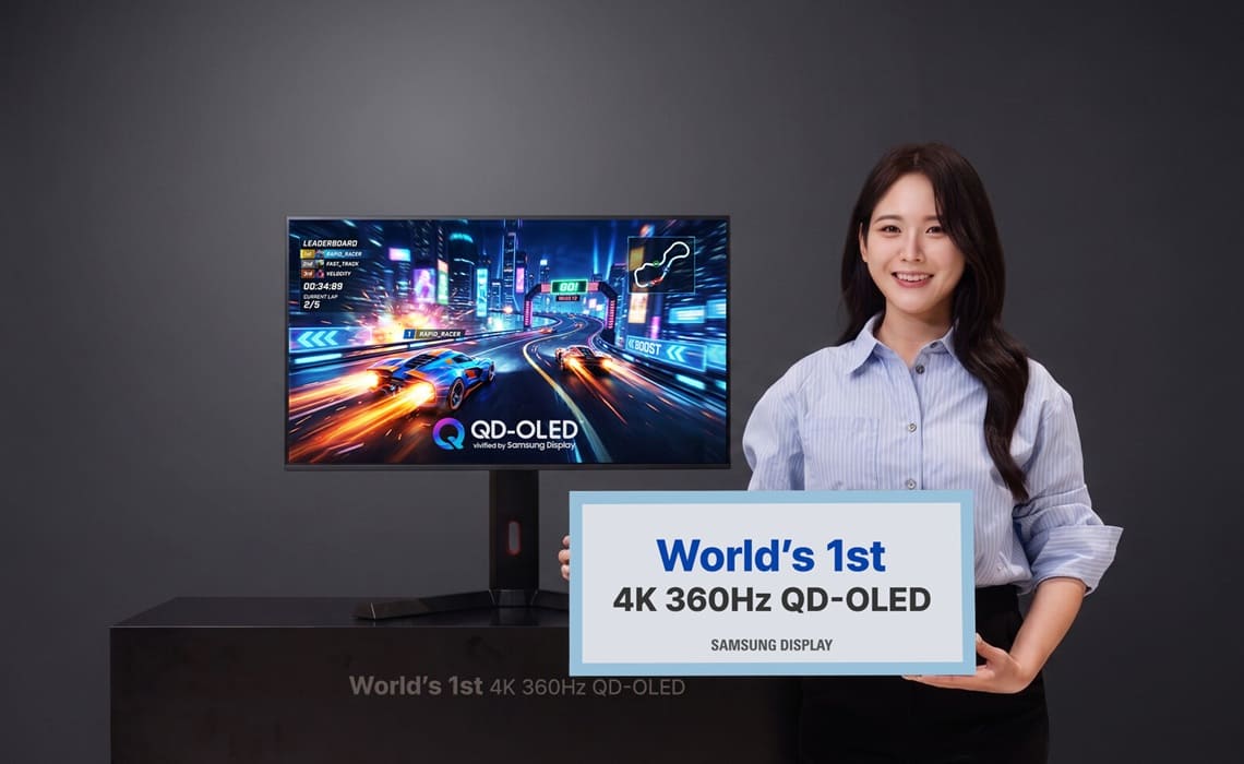 Samsung Display prepara un QD-OLED de 31,5 pulgadas con 4K a 360 Hz, modo FHD a 680 Hz y True Black 600
