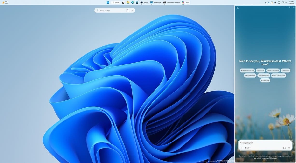 Windows 11 sidebar portada