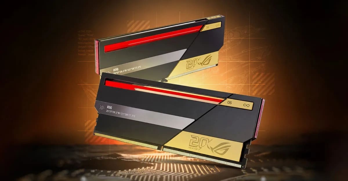 ASUS entra en la memoria DDR5 ROG con un kit de 48 GB fabricado por BIWIN