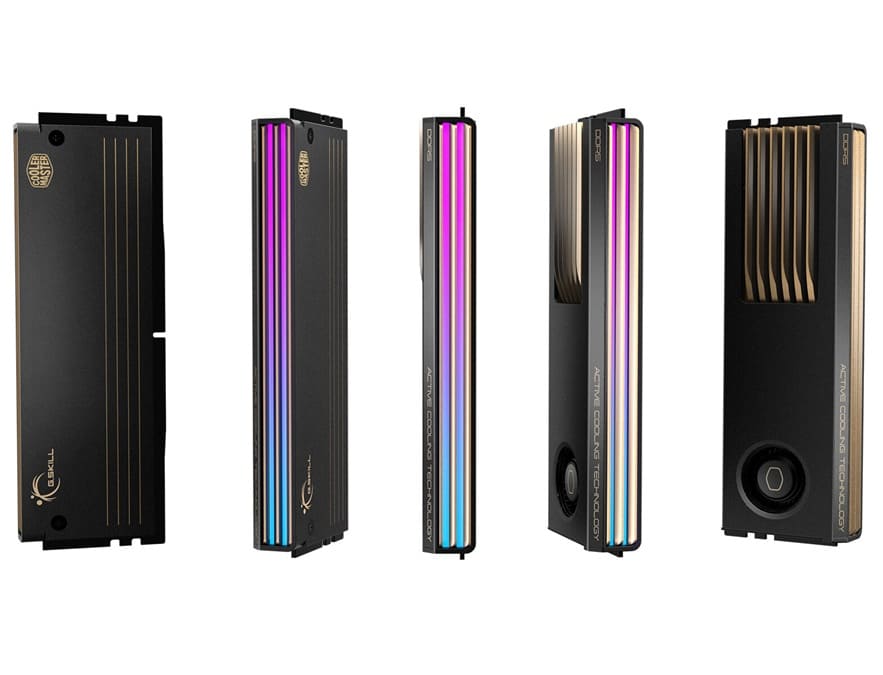 Cooler Master y G.SKILL preparan MasterDimm AC DDR5 con refrigeración activa para módulos de hasta 64 GB × 2