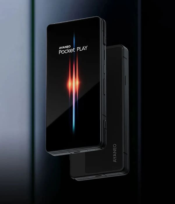 Ayaneo Pocket Play recupera el concepto Xperia Play con pantalla OLED de 165 Hz, diseño deslizante y Dimensity 9300