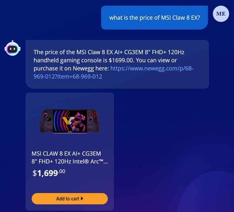 MSI Claw 8 EX AI+ aparece por 1.699$ con Intel Arc G3 Extreme y se convierte en su portátil gaming más cara