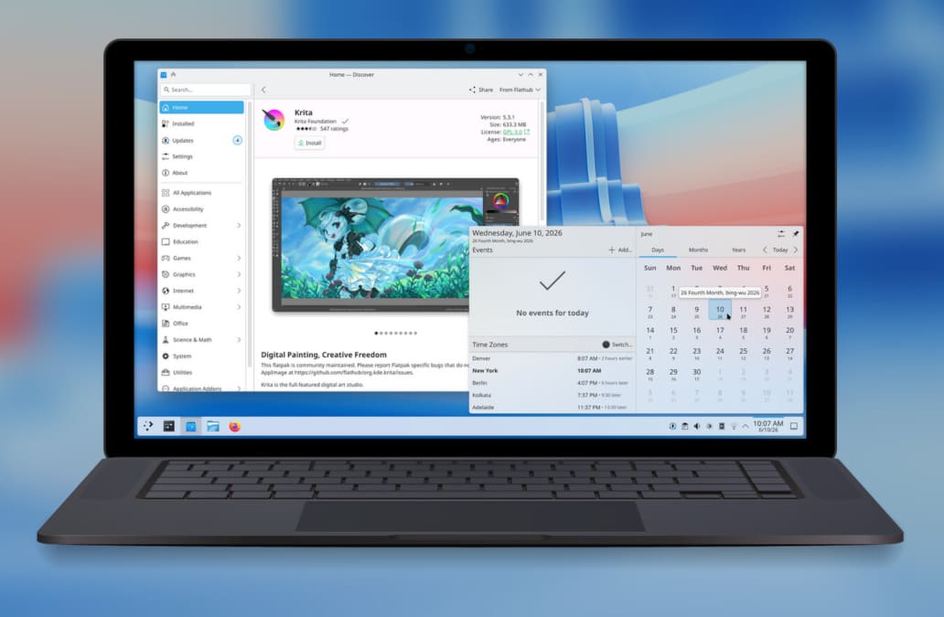 KDE Plasma 6.7 portadaa