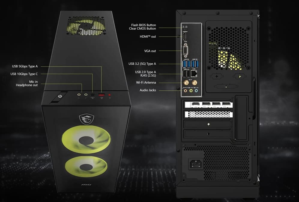 MSI MAG Infinite Z 8B llega con Ryzen 7 9700X, RTX 5070 Ti y torre compacta de 25 litros
