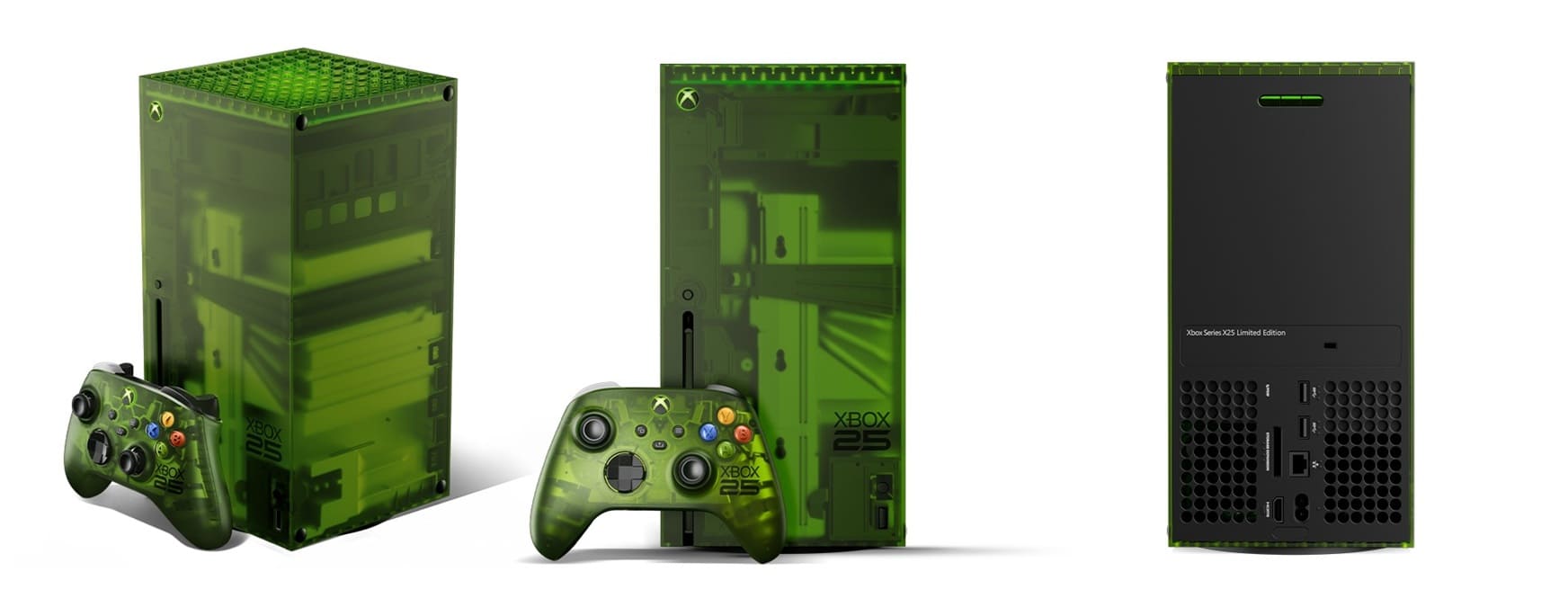 Xbox Series X25 celebra los 25 años de Xbox con diseño verde translúcido, 1 TB y mando especial