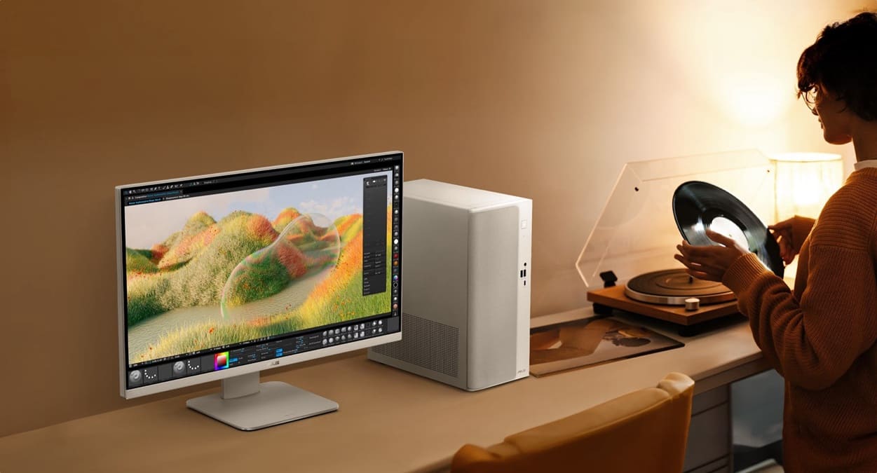 ASUS renueva el V500 Mini Tower con Ryzen móvil, frontal de tela o madera simulada y precios desde 599 euros