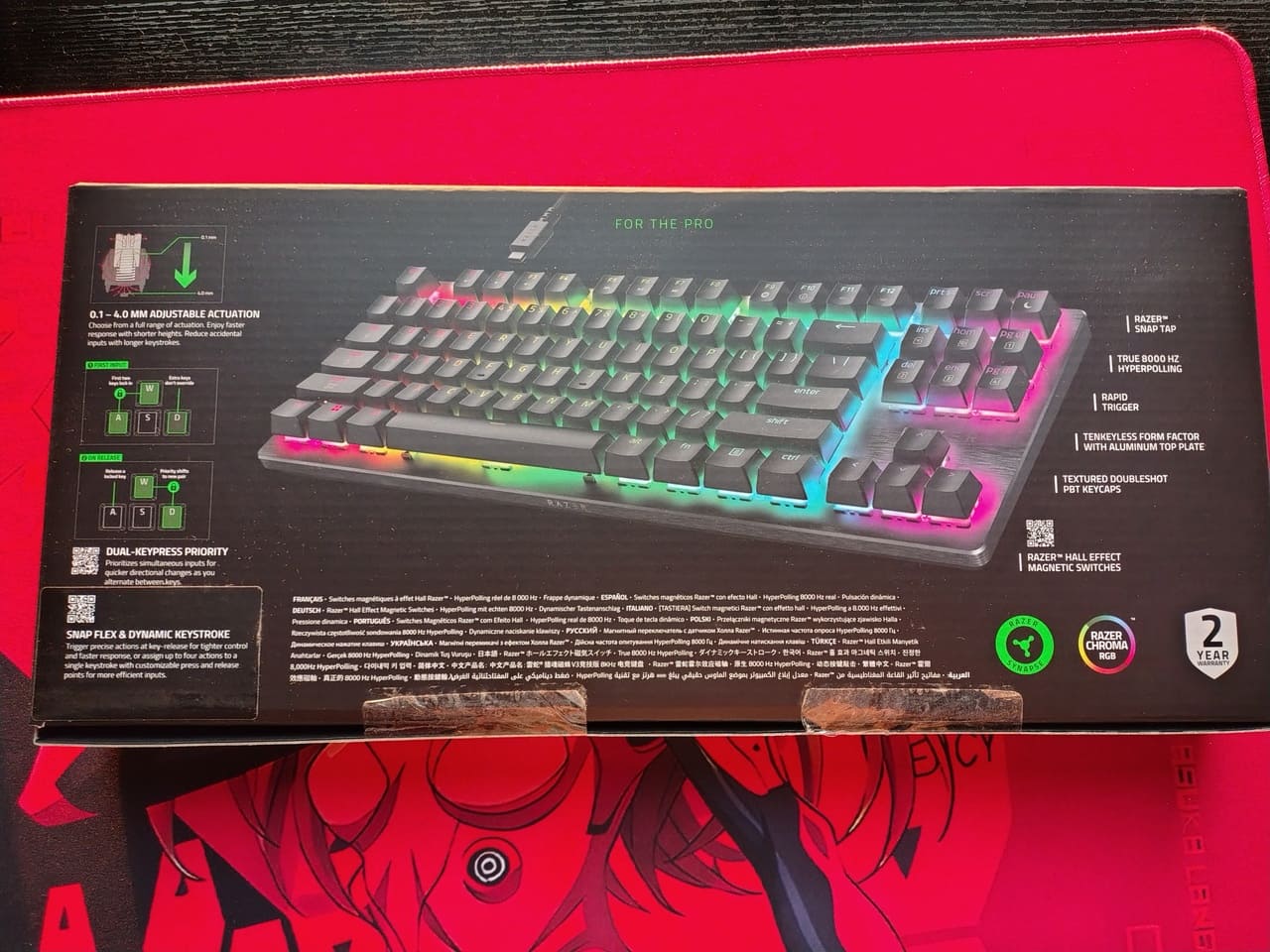 Análisis Razer Huntsman V3 HE Magnetic 8KHz — velocidad sin concesiones