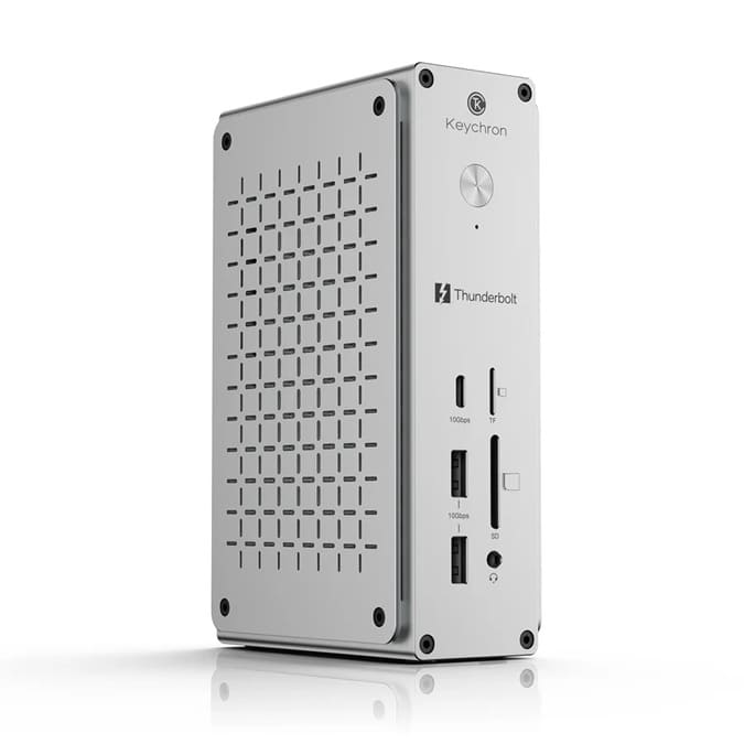 Keychron estrena dock Thunderbolt 5 de 14 puertos con carga de 140W y diseño pasivo