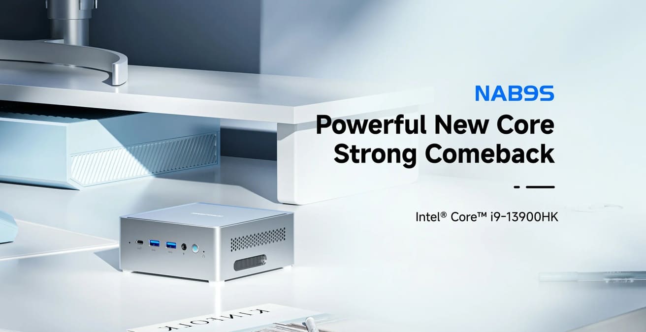 Minisforum Elite Mini NAB9S recupera DDR4 con Core i9-13900HX y precio desde 399$